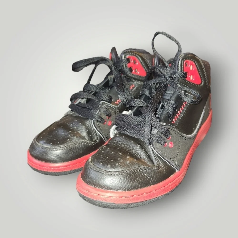 Nike Air Jordan 1 Flight 2 Black Red 23 Sneakers Shoes Youth 4